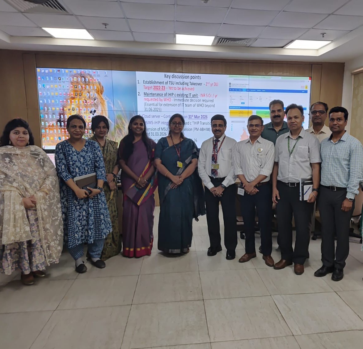Joint Secretary's Visit to PHEOC